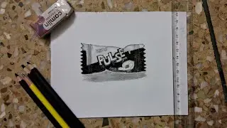 How to draw chocolate sketch ।। 3D sketch of Pulse