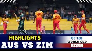 Zimbabwe vs. Australia Match Highlights | Australia vs. Zimbabwe T20 World Cup 2026 Highlights | ...