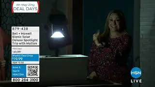 Bell+Howell Bionic Solar Deluxe Motion Sensor Spotlight ...