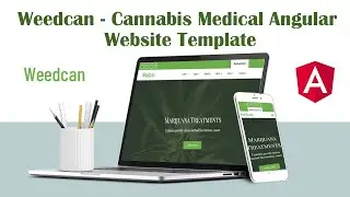 Cannabis Medical Angular Website Template | Medical Angular Themes | Best Angular Website Template
