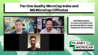 Tier One Quality MicroCap Index and MS MicroCap Cliffnotes with Maj Soueidan and Jan Svenda
