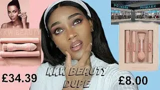 Primark KKW BEAUTY DUPE Nudes Collection Highlight & Contour Kit ( TESTING /REVIEW)