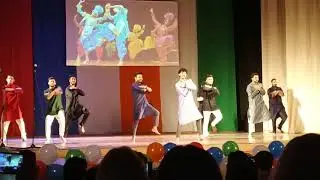 Perm State medical University Perm Russia dance performance by Indian dance group