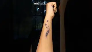 Feather and birds tattoos by indore best tattoos studio Navkar tattoos indore #tattoo #youtubeshorts
