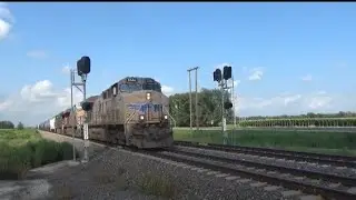 Railfanning in the UP Columbus Subdivision August 4th. 2023