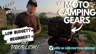 MY MOTO CAMPING GEARS | LOW BUDGET | CAMPING GEARS FOR BEGINNERS | CAMPING EQUIPMENT REVEAL