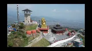 Ganesh Ji Panchpukhi Mandir Pokhara | Stunning Drone View with Himalayan Mountains | Travel Drift