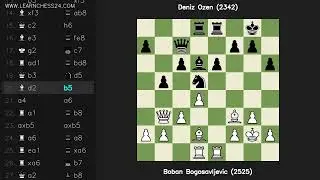 London-System: Boban Bogosavljevic (2525) vs Deniz Ozen (2342)