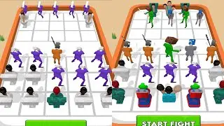 Merge Skibidi Toilet Man Colour Friends Max Level Of Gameplay