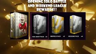 WEEKEND LEAGUE + SOLO BATTLE REWARDS PACK OPENING! Madden 22 Pack Opening