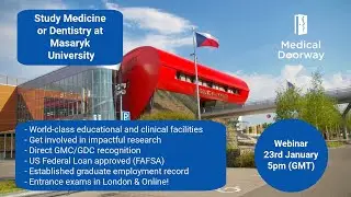 Study Medicine or Dentistry at Masaryk University