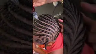 When you&rsquo;re the G.O.A.T. of braiding | applying hair growth oil #braids #shorts #hairgrowth