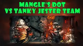 CLUTCH! Mangle's DoT against Tanky Jester Team | Darkest 1 Game | Butcher's Circus | Darkest Dungeon