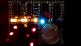 MillionMelodies circuit using the 4046 VCO and a random pattern generator
