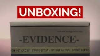 Unboxing a Murder Mystery Game from Red Herring Games