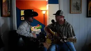 Cody Conley and Nathan Brock sing I'll be a doggone cowboy all my life at party August 27 2022