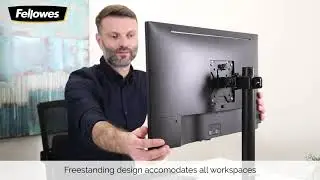 Introducing the Freestanding Monitor Arms by Fellowes