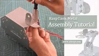 Adeept RaspTank Metal Assembly Tutorial | Smart Car Kit with 4-DOF Robotic Arm for Raspberry Pi