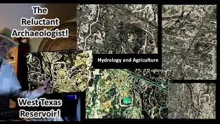 West Texas Reservoir - Old Feature with Canals