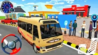 Real Extreme Bus Simulator 2026 - Van Games MiniBus Driving New Offroad Bus Game Android Gameplay