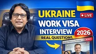 Ukraine 🇺🇦 ইউক্রেন work Visa video  call interview কি কি প্রশ্ন করে? উত্তর জেনে নিন@futureworldbd 