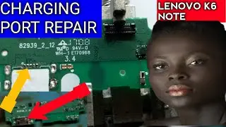 Lenovo K6 Note Charging Port Repair|K6 Note Not Charging Pin Change|Charging Not Showing K6 Note@oi_oficial
