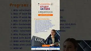USHASHREE | Study Master in London or in Paisley UWS!  High Visa Success! #ushashree #studyinuk