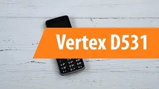 Распаковка сотового телефона Vertex D531 / Unboxing Vertex D531