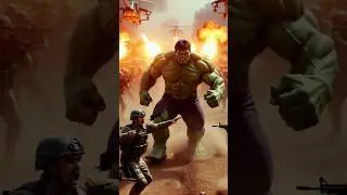 Hulk vs Army 😱 Akela Hulk Puri Fauj Pe Bhari | AI Fight