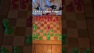 This UNSTOPPABLE Chess Trap Wins FAST! #chess #chesstraps #chesstricks #chessstrategy #chesstactics