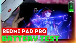 Xiaomi Redmi Pad Pro Battery Drain Test 100% to 0%