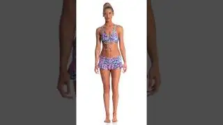 Kenneth Cole Reaction Bohemian Spirit Push Up Midkini Top | SwimOutlet.com