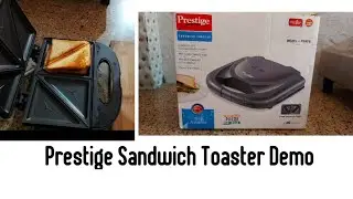Prestige Sandwich Toaster/Maker Review & Demo | How to use prestige sandwich maker | Unboxing & Demo