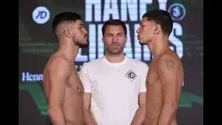 THE ALBANIAN BEAR! - RESHAT MATI TAKES ON RYAN PINO IN LAS VEGAS / (FULL) WEIGH IN & HEAD-TO-HEAD