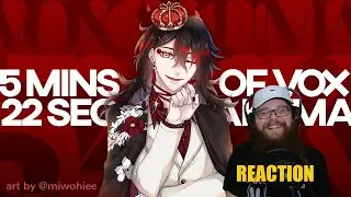 5 minutes of Vox Akuma! Nijisanji EN Vtuber REACTION!