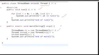 3  Create a thread using Thread class