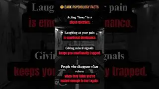 Dark Mind Games People Play 🎭🕳️ #psychologyfacts #viralfacts #darkpsychology
