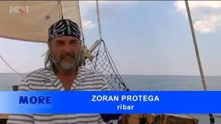 Emisija more - klasično jedrenje na brodu Larus