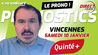 Pronostic Quint&eacute;+ Vincennes et courses PMU du Samedi 10 janvier 2026