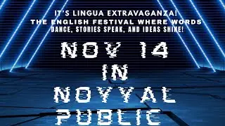Lingua Extravaganza!An English celebration words flow freely,stories speak #english#cute #education 