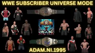 WWE 2K25 SUBSCRIBER UNIVERSE MODE SERIES EP 10!