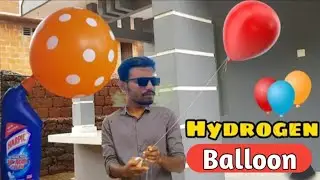 How to make hydrogen gas at home |Flying balloon gas make at home