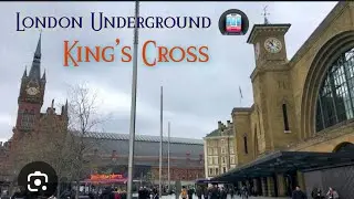 London Underground Train 🚇 station, King's Cross London #tfl #londonundergroundtransport