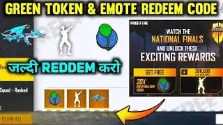 FREE FIRE EMOTE REDEEM CODE | GREEN BALLOON TOKEN REDEEM CODE FREE FIRE | FF REDEEM CODE TODAY