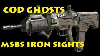 COD: GHOSTS - MSBS Iron Sight Gameplay Compilation