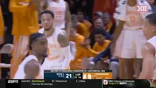 West Virginia vs Tennessee Men's Basketball Highlights