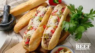 Slow Cooker Italian Roast Beef Sandwich