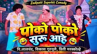 झाडीपट्टी नाटक कॉमेडी | विकास गुरणुले , पि. लालचंद , प्रिती | रुसली हळद लग्नाची | Zadipatti Tarang |