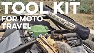 The best TOOL KIT setup and tool tube for motorcycle repairs for ADV riders with an F700GS or F800GS