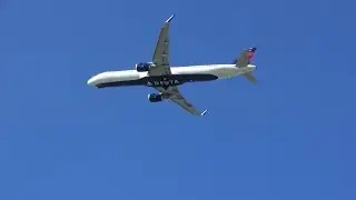 1st Testflight New A321 Delta Air Lines (N303DN) at Airbus Plant Hamburg